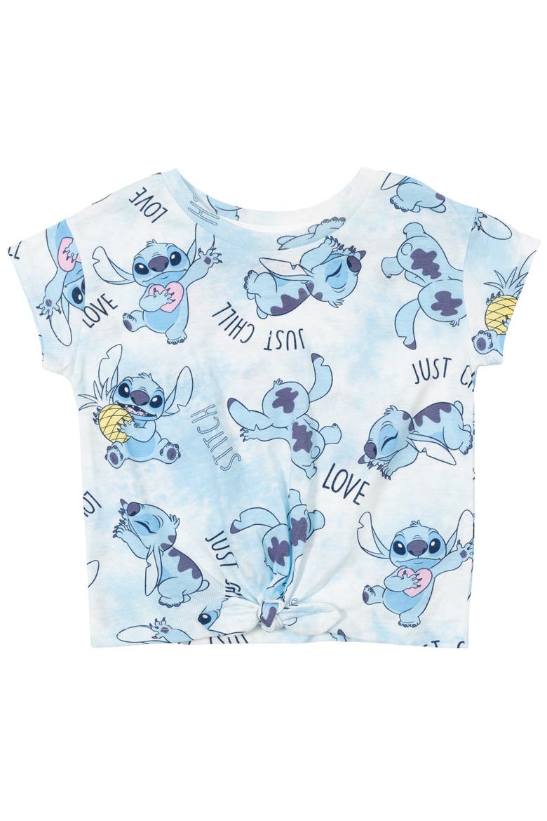 Lilo & Stitch 2-Pack Short Sleeve T-Shirts, Alternate, color, Stitch Light Blue