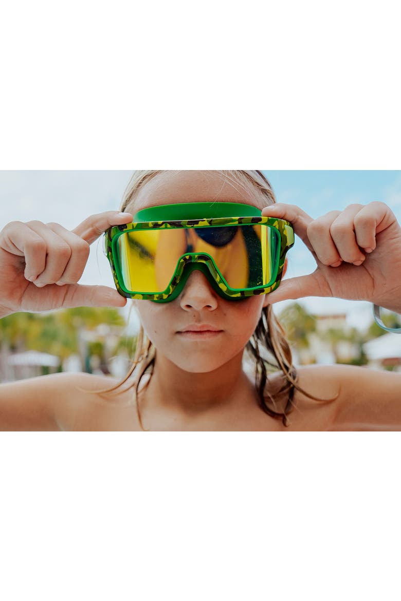 Kids' Special Ops Swim Goggles, Alternate, color, GREEN