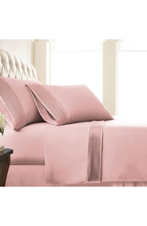 Premium Collection Pleated Extra Deep Pocket Sheet Set