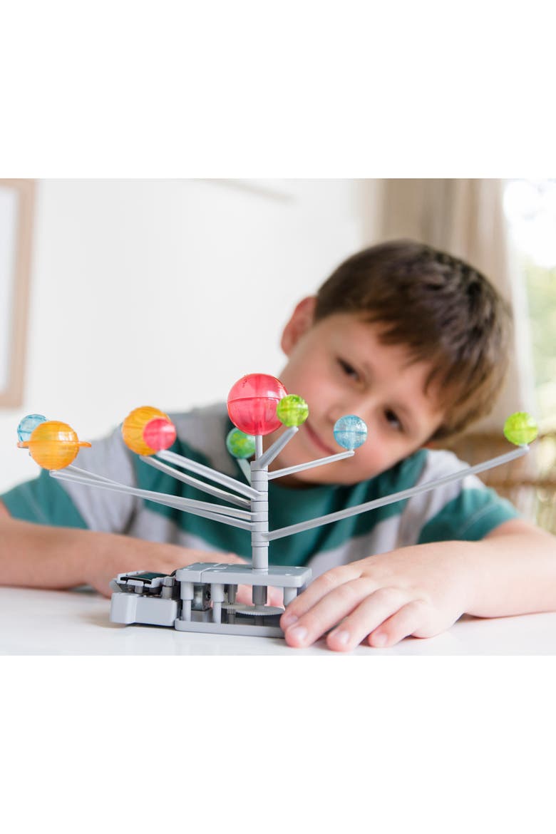 Green Science Solar System Diy Rotating Planetarium, Solar & Battery Power, Alternate, color, Multicolored