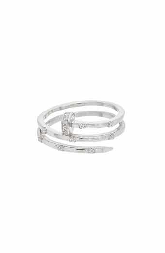 Cubic Zirconia Wraparound Wring