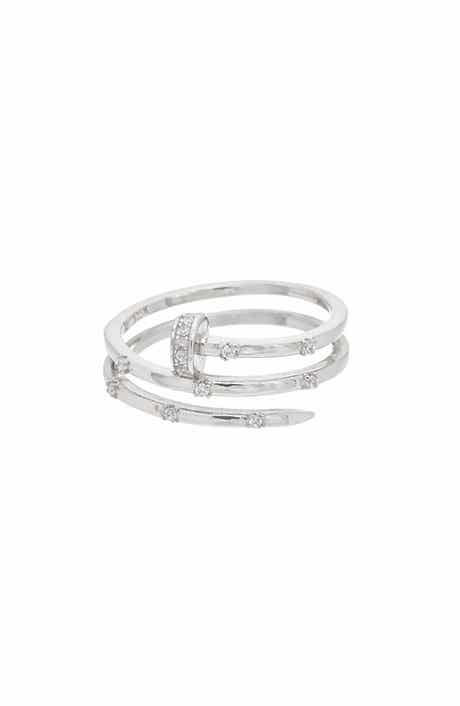 Juvell Cubic Zirconia Wraparound Wring