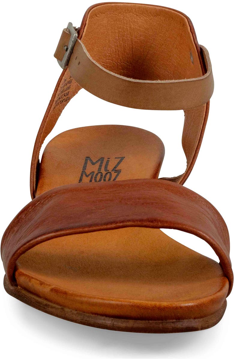 Miz Mooz Alanis Flat Sandal, Alternate, color, Brandy