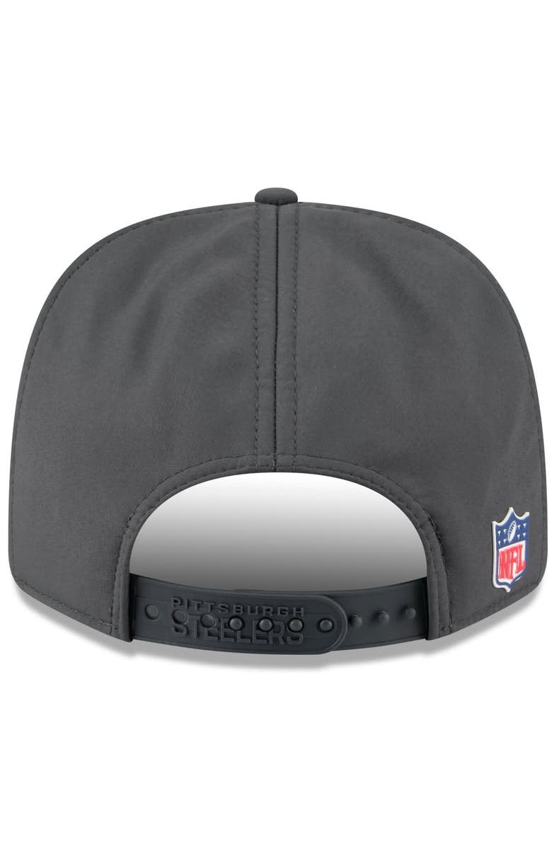 New Era Men's New Era Charcoal Pittsburgh Steelers 2025 Sideline Cold Weather 9SEVENTY Adjustable Hat, Alternate, color, Charcoal