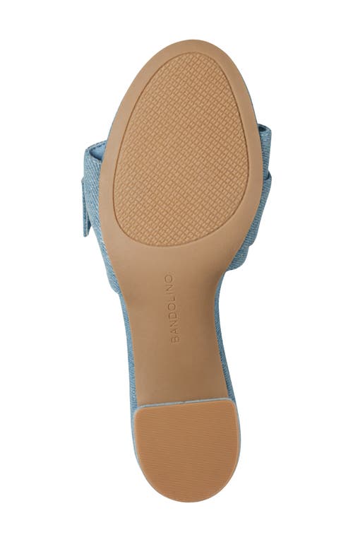 Shop Bandolino Ardonna Block Heel Sandal In Medium Blue