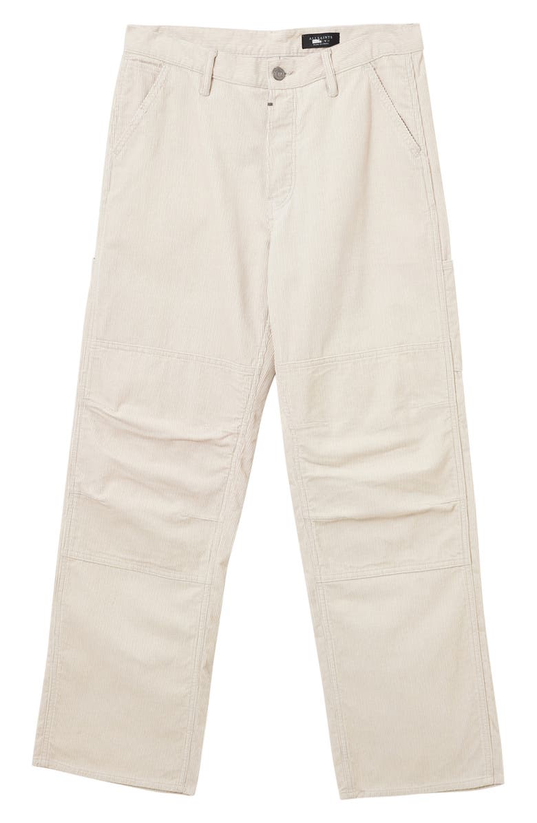 AllSaints Mullen Corduroy Carpenter Pants, Alternate, color, Cream Taupe