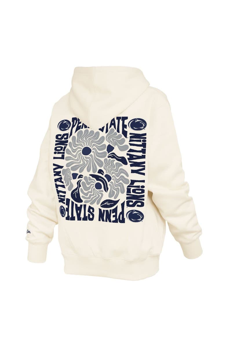 PRESSBOX Women's Pressbox  Cream Penn State Nittany Lions Elena Janise Hoodie, Alternate, color, Cream