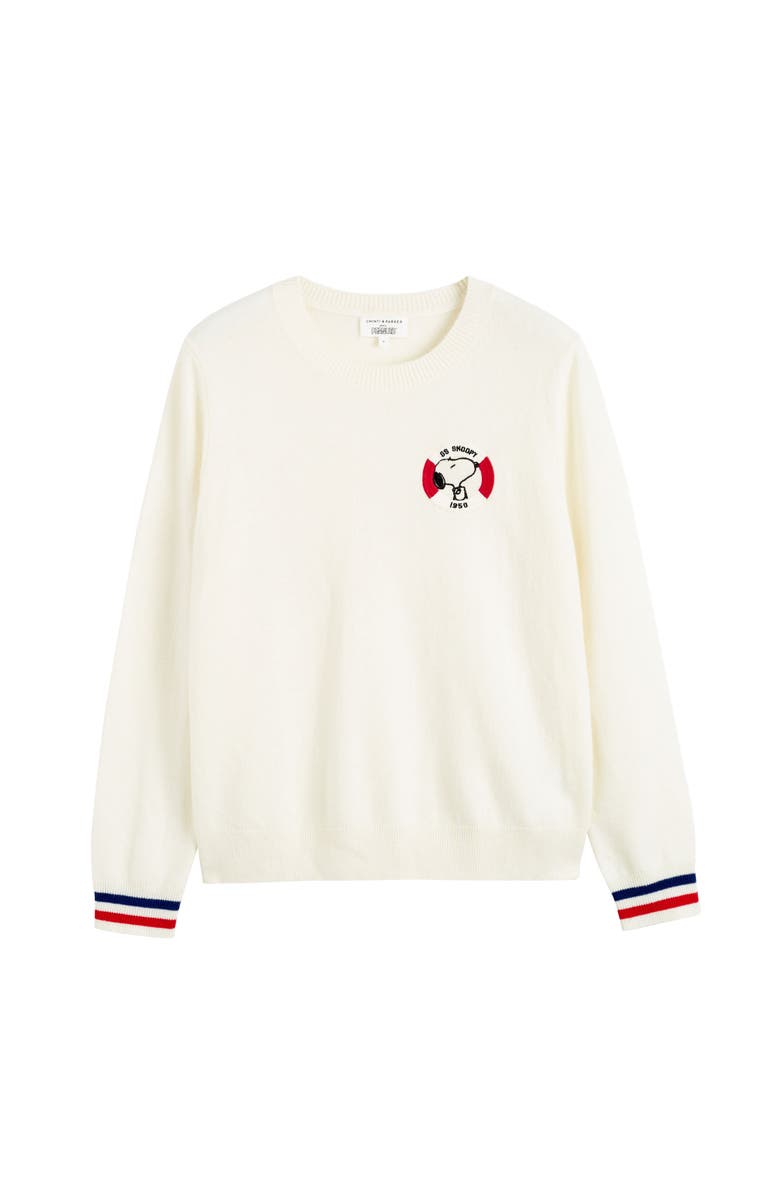 Chinti & Parker Snoopy Nautical Wool Cashmere Sweater, Alternate, color,