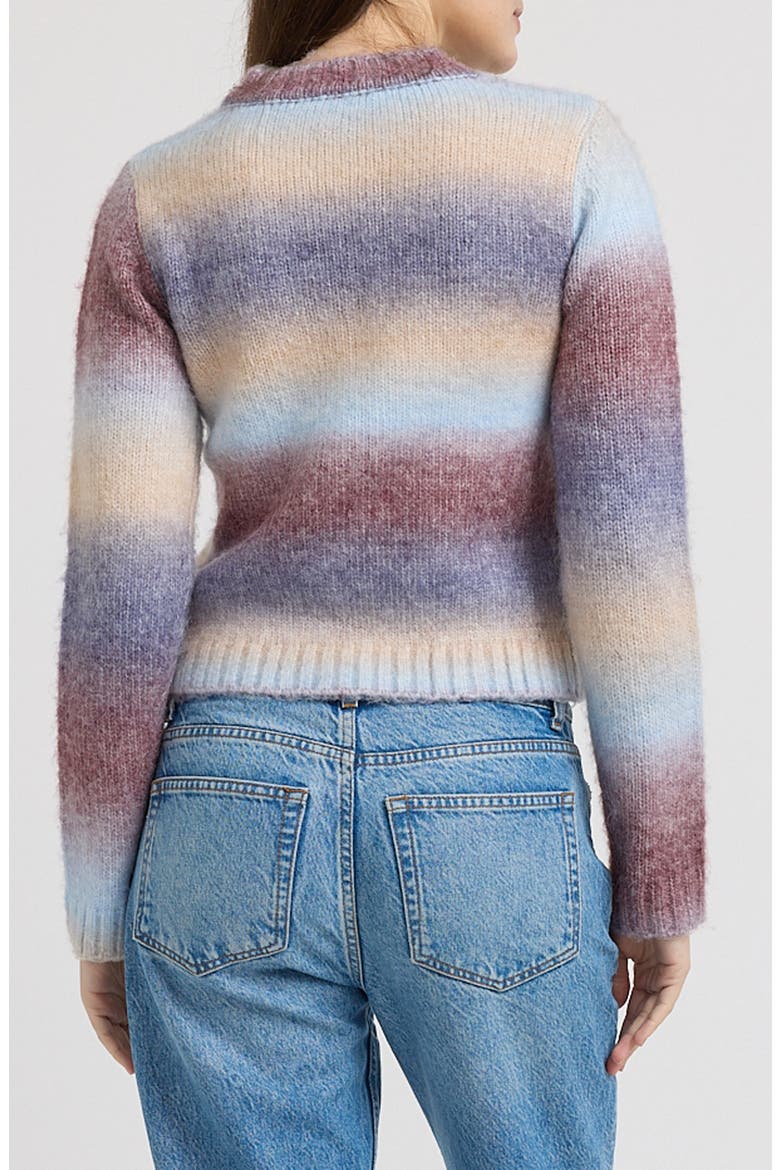 Erin Ombre Cardigan, Alternate, color, BLUE BROWN OMBRE