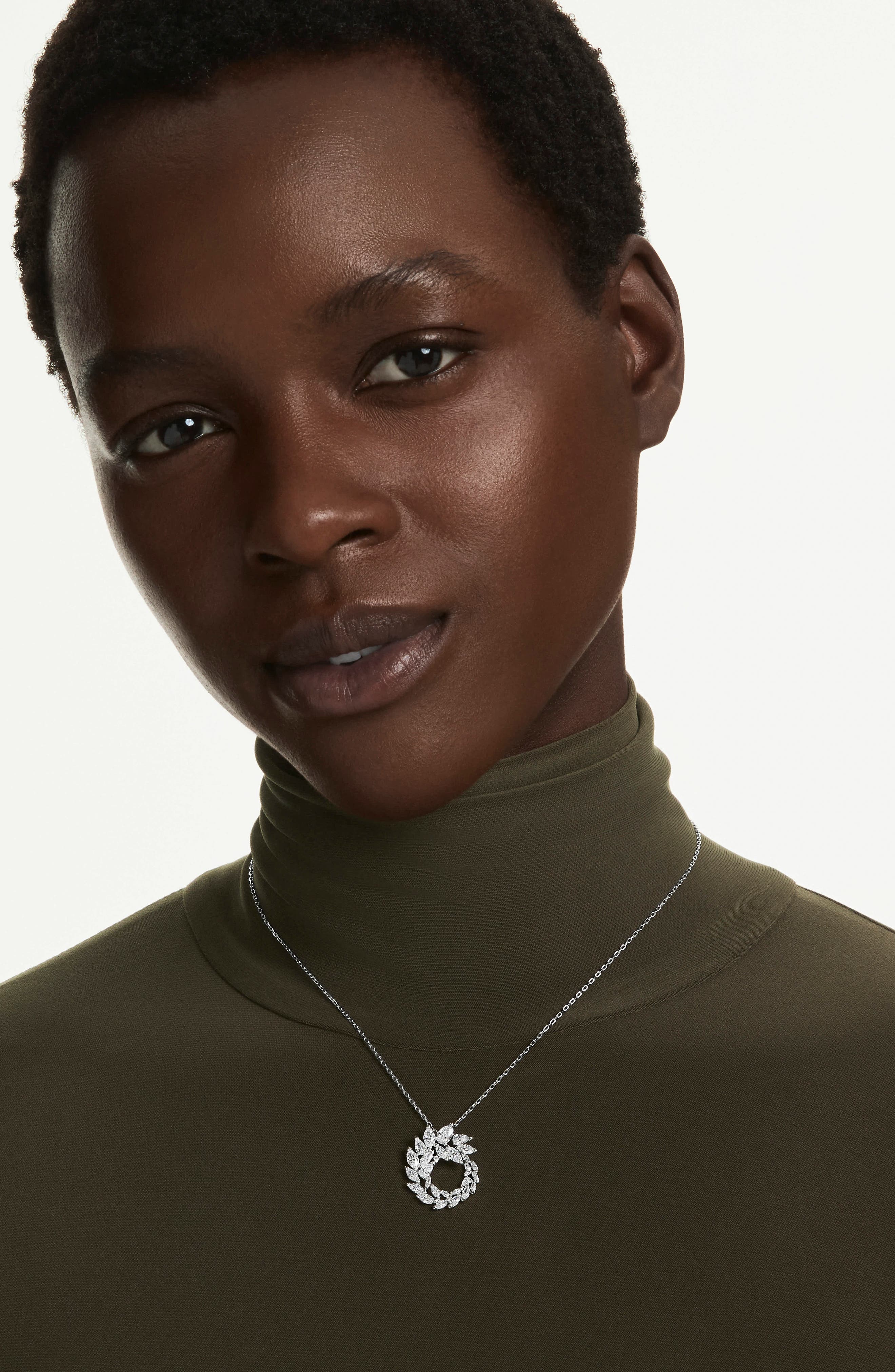 Swarovski Mesmera Circular Pendant Necklace (Women) | Nordstrom