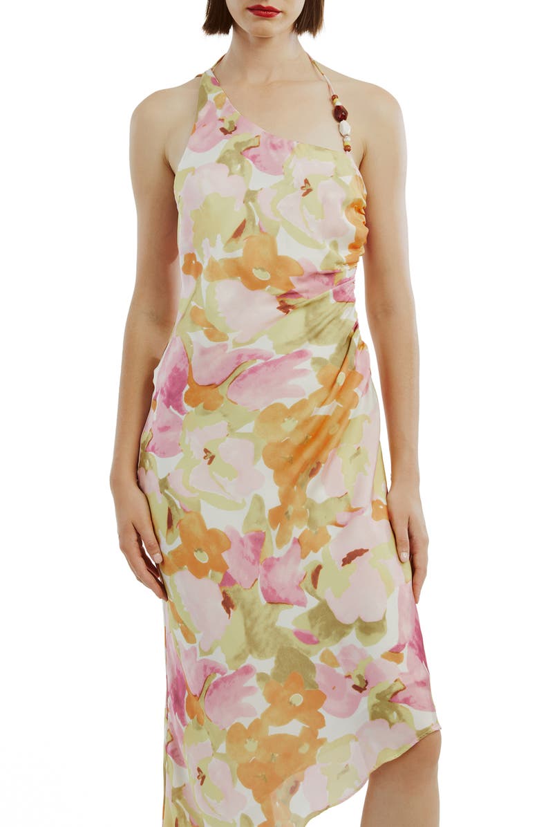 Bardot Andy Floral Asymmetric Dress, Alternate, color,