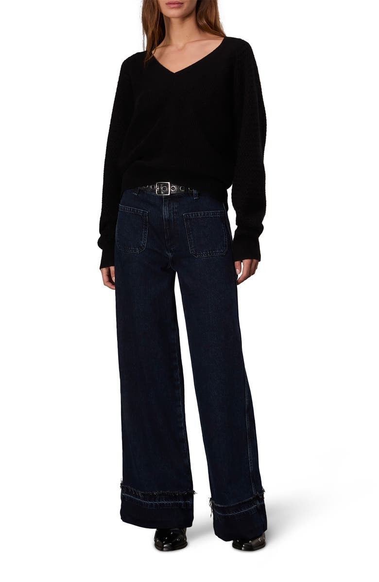 rag & bone Kaylee V-Neck Cashmere Sweater, Alternate, color, 