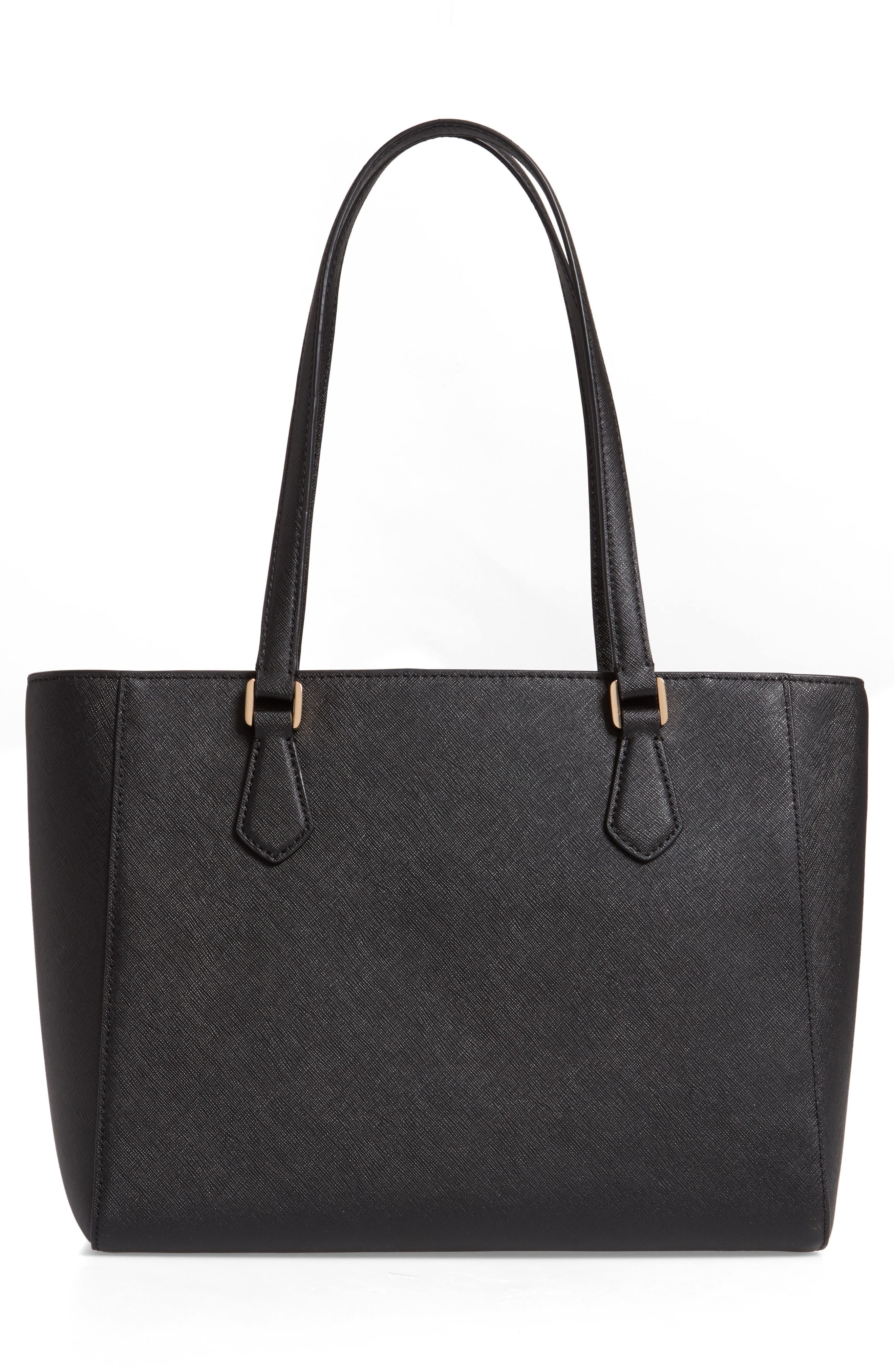 Tory Burch Small Robinson Saffiano Leather Tote, Alternate, color, 