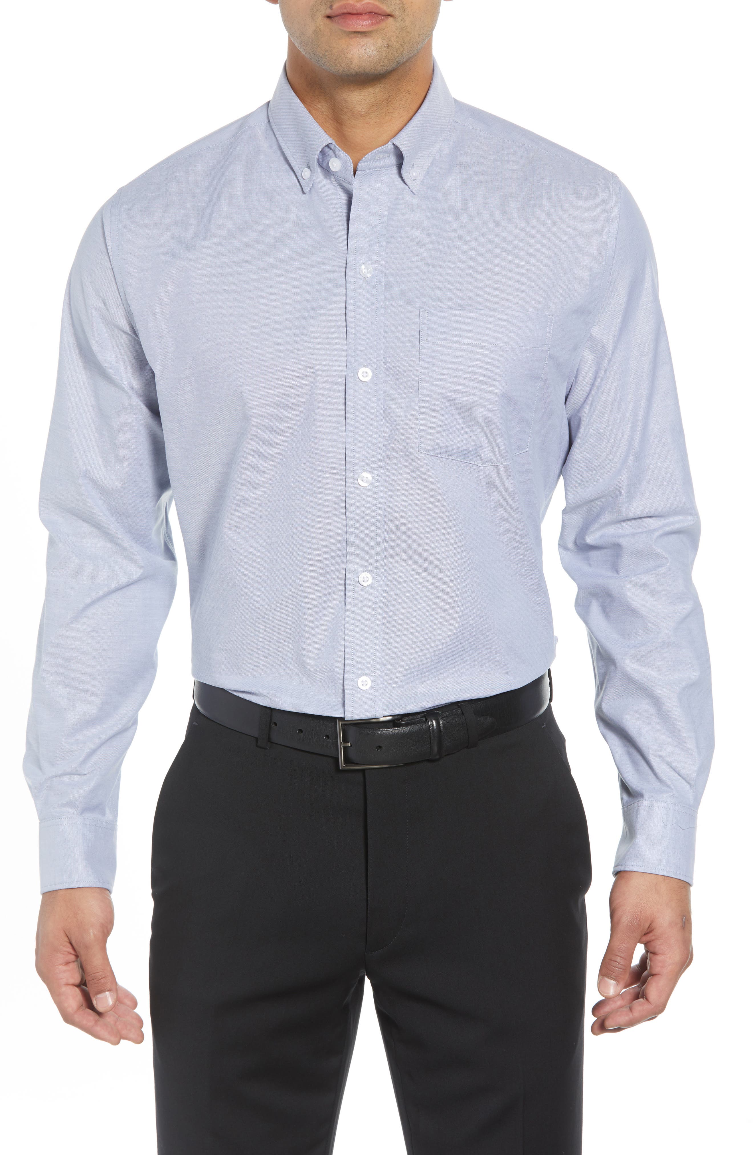 Cotton Blend Oxford Shirt - image 5