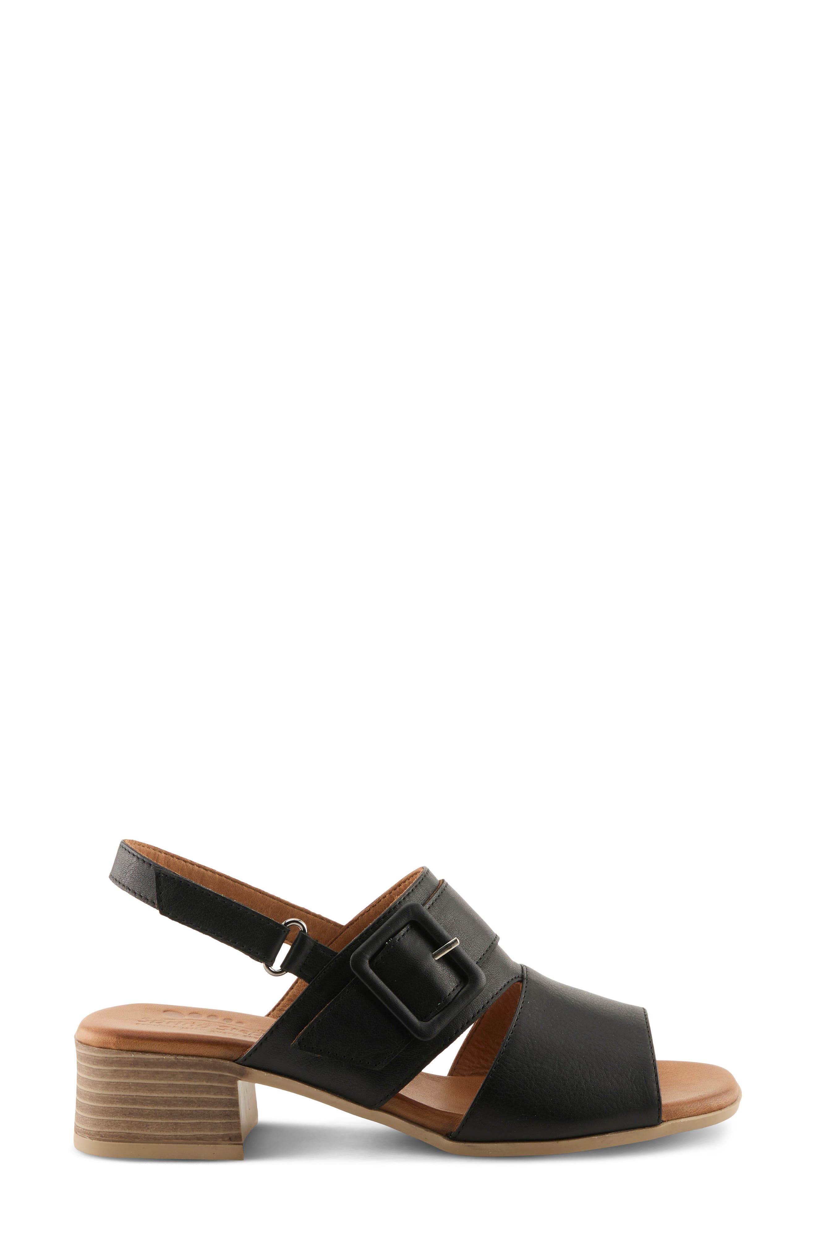 Spring Step Acoliana Slingback Sandal, Alternate, color, Black
