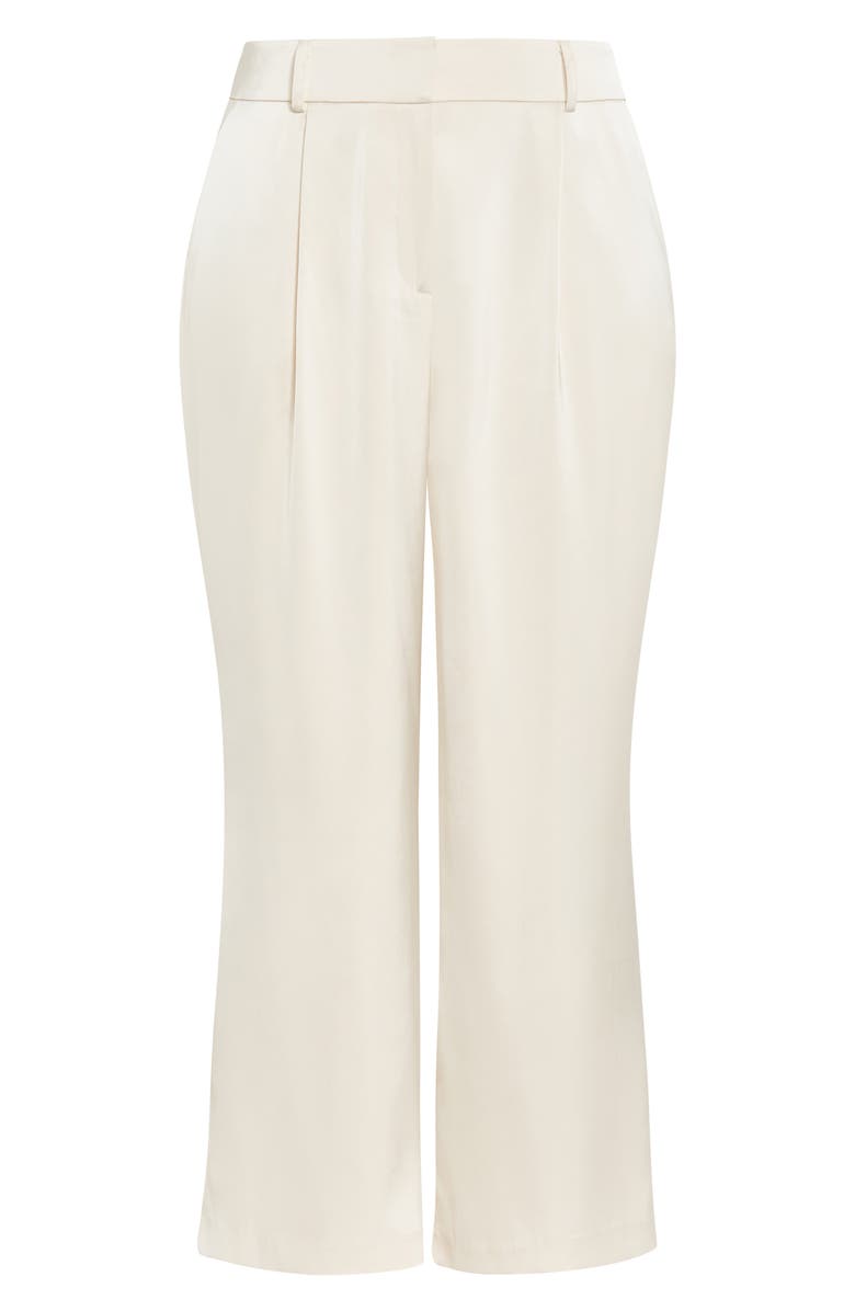City Chic Rylie Wide Leg Satin Pants, Alternate, color, 