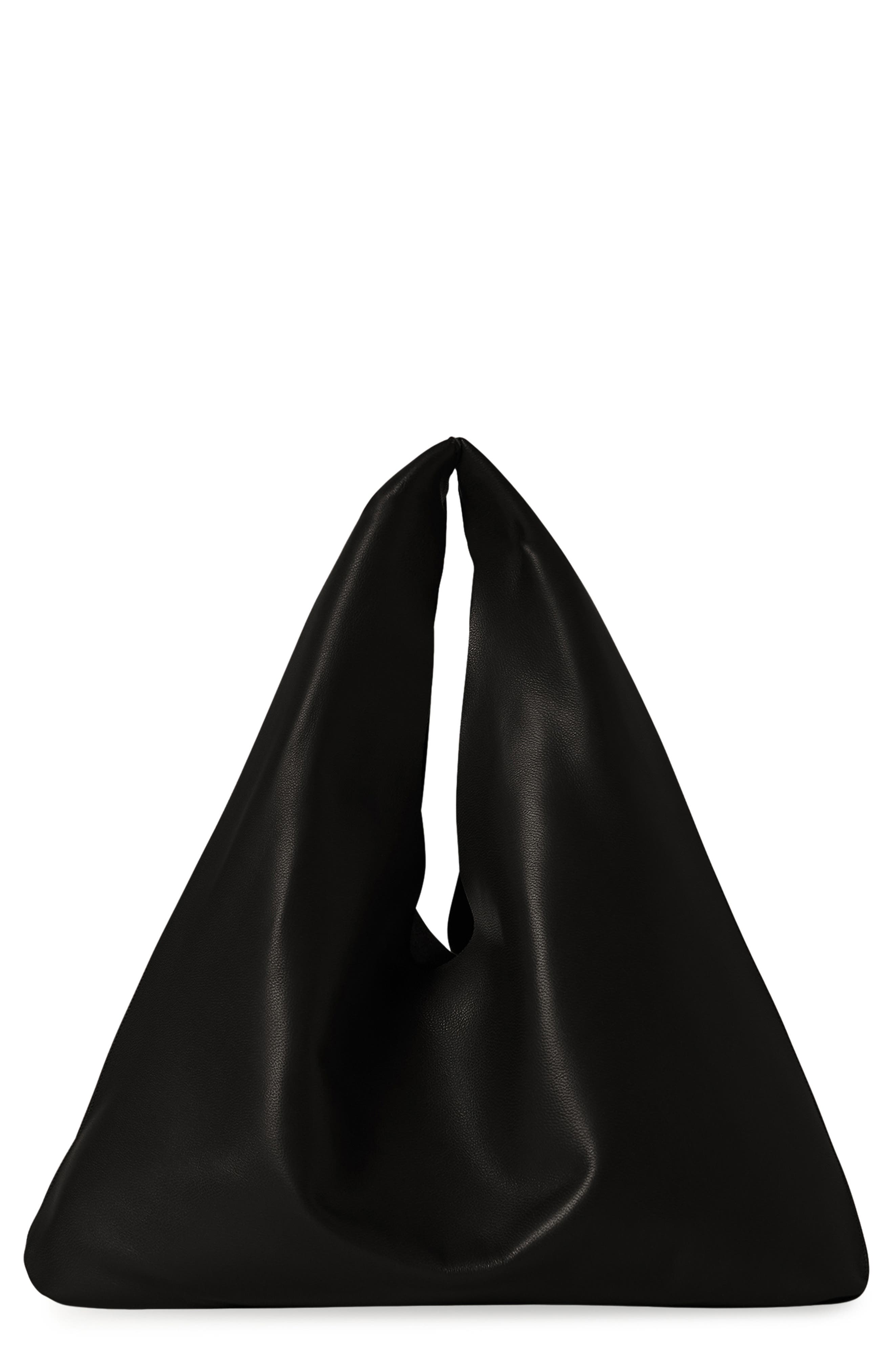 The Row Small Bindle Leather Hobo Bag, Main, color, 
