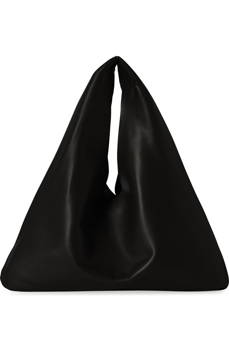 The Row Small Bindle Leather Hobo Bag, Main, color,