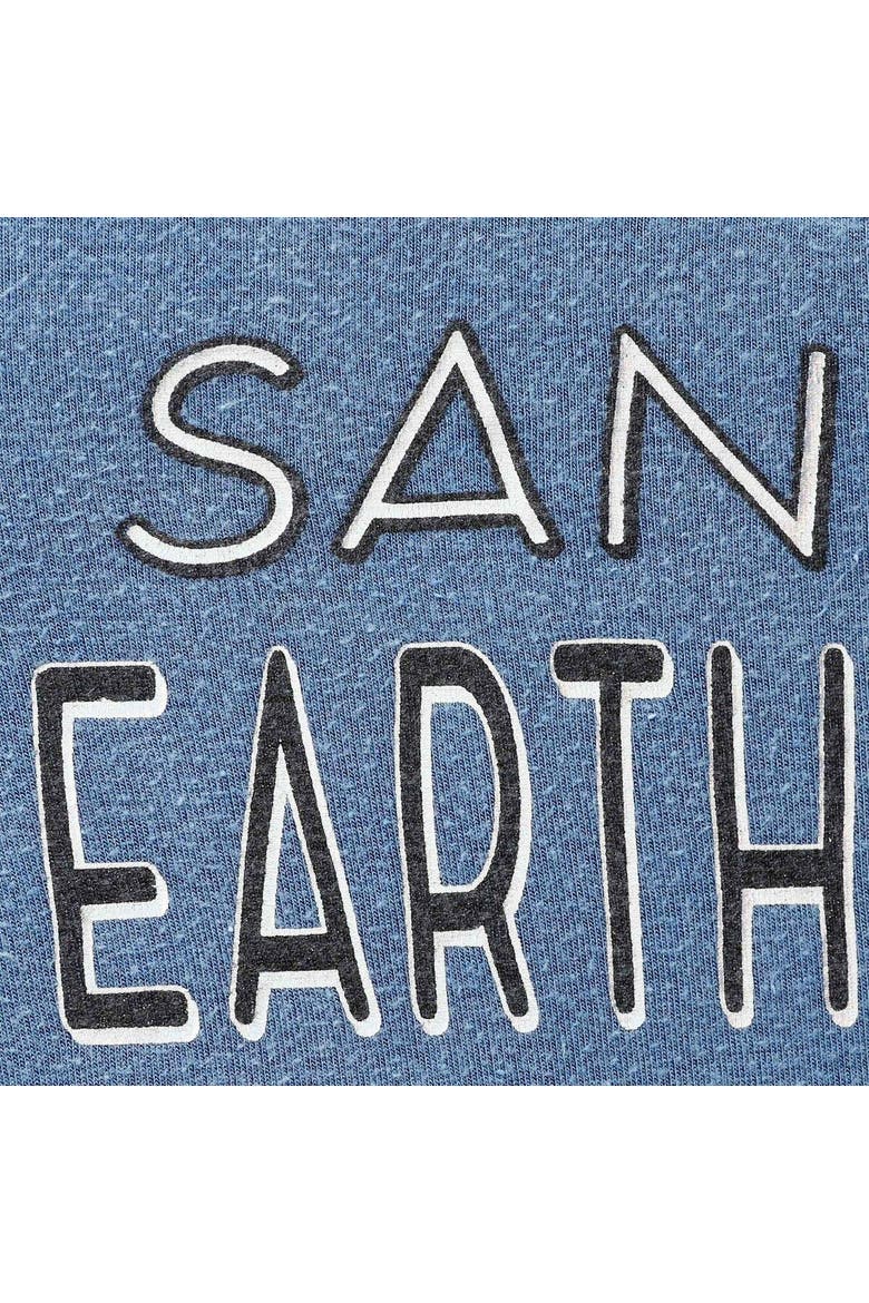 Girls Youth 5th & Ocean by New Era Blue San Jose Earthquakes Cold Shoulder T-Shirt, Alternate, color, Blue
