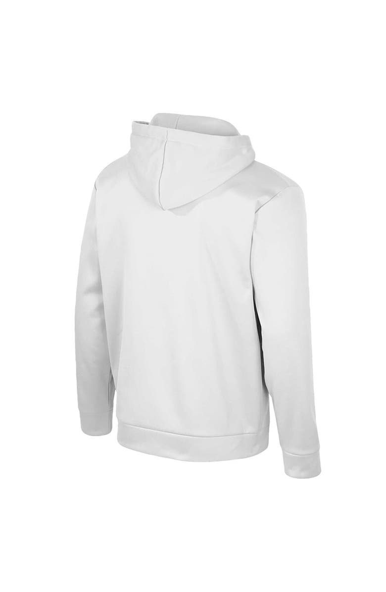 COLOSSEUM Men's Colosseum  White Ohio State Buckeyes Quarter-Zip Hoodie, Alternate, color, 