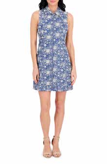 Kensie Embroidered Sheath Dress