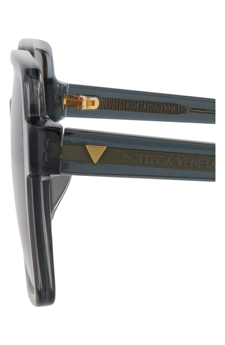 Bottega Veneta 59mm Square Sunglasses, Alternate, color, Grey Grey Red