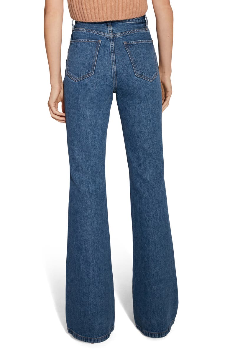 Favorite Daughter The Valentina Super High Waist Flare Jeans, Alternate, color, Montreal