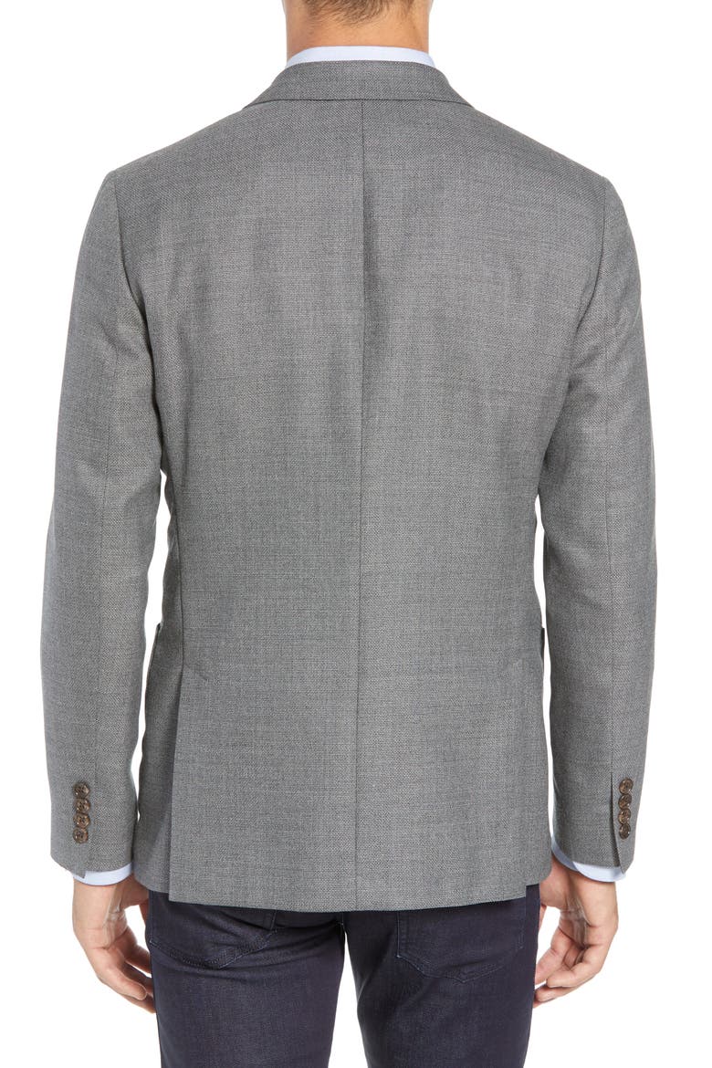 Slim Fit Wool Sport Coat, Alternate, color, GREY