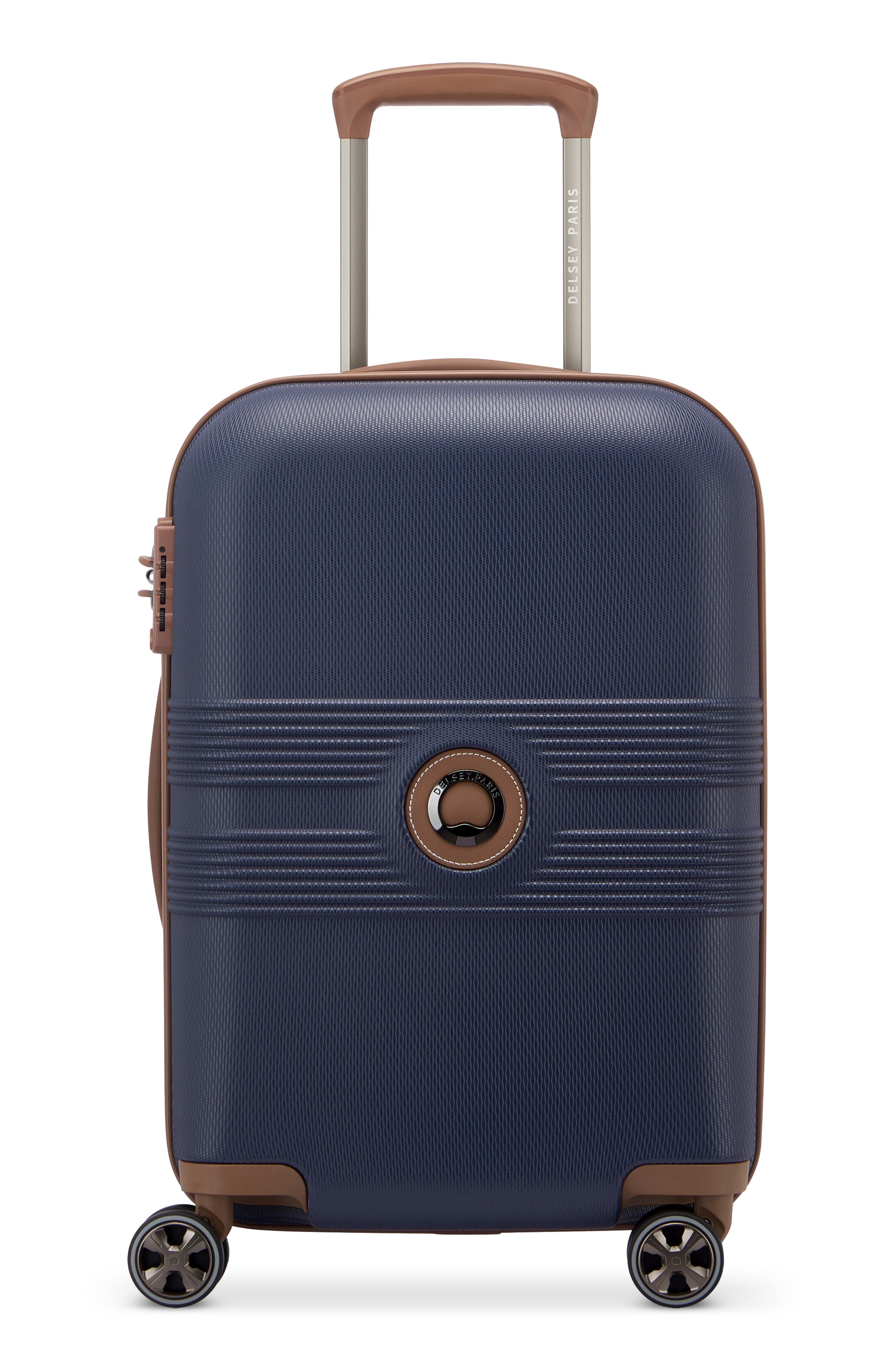 DELSEY Flanerie Hardside Carry-On Luggage, Main, color, Navy