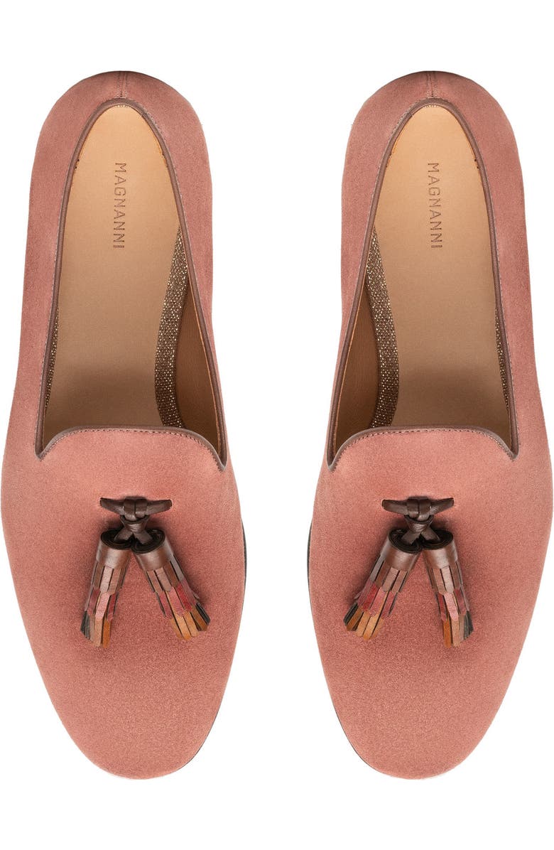 Magnanni Valentina Loafer, Alternate, color, Pink Suede