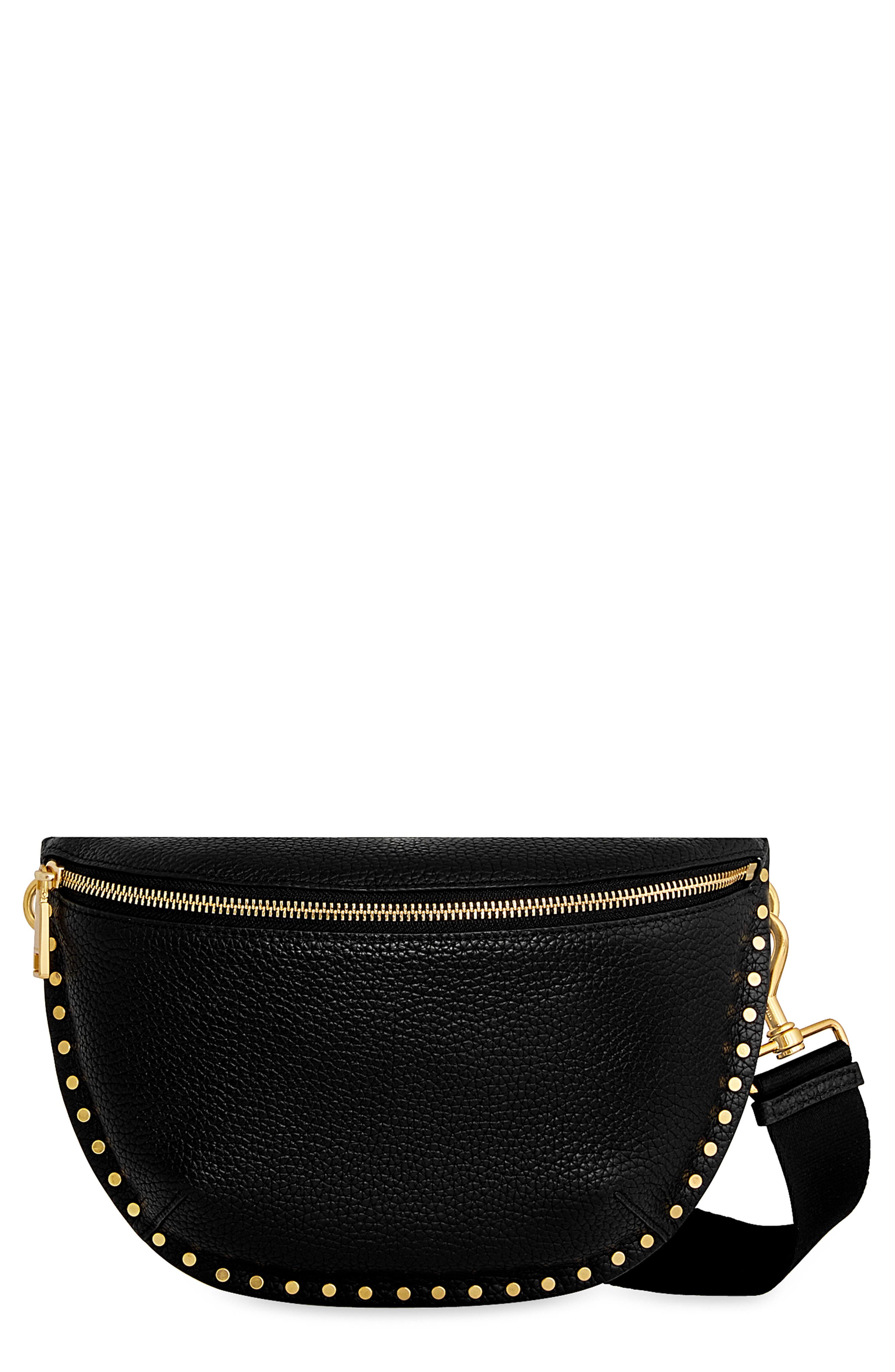 Rebecca Minkoff Darren Leather Sling Bag, Main, color, Black Rm