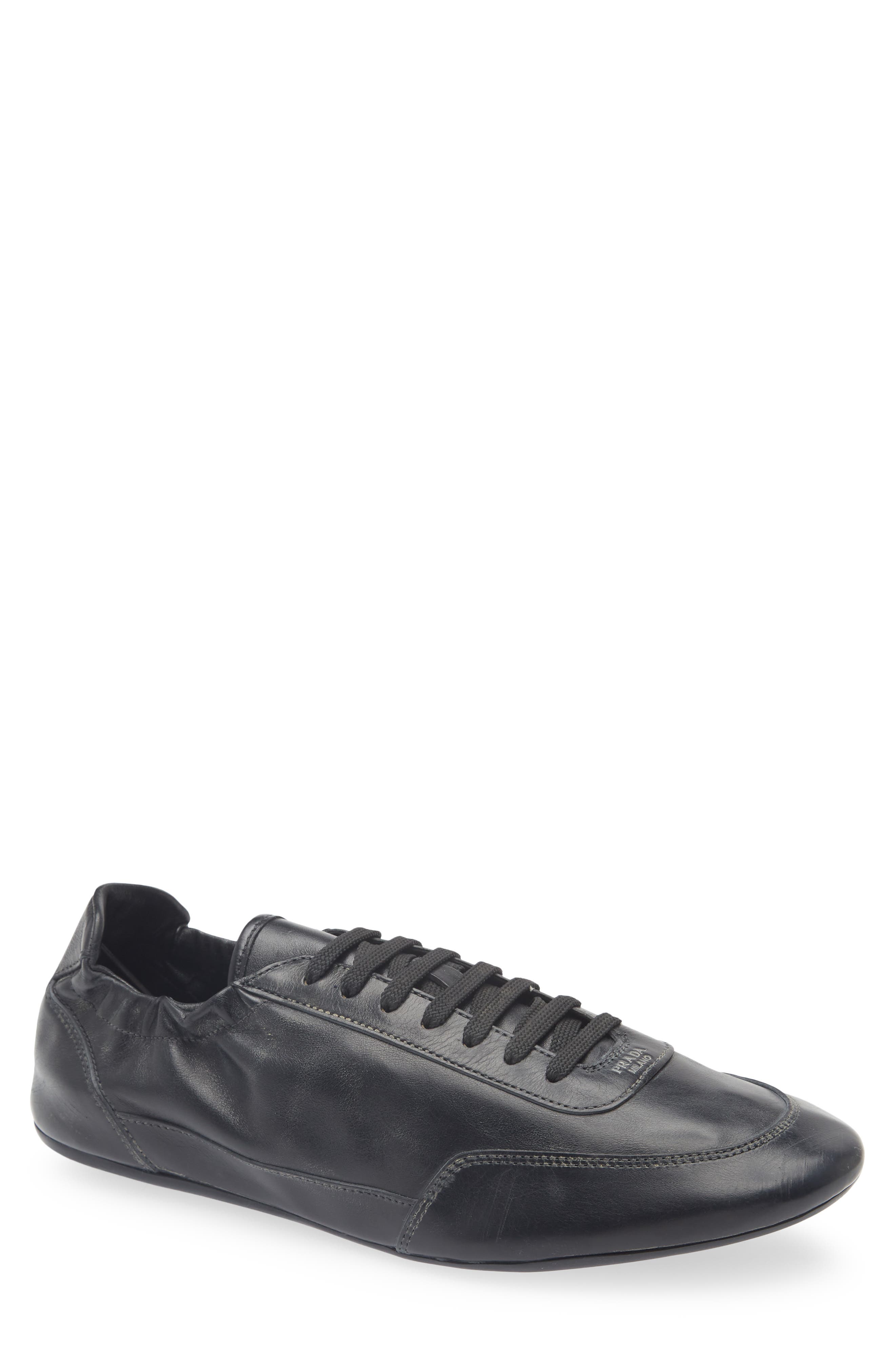 Prada Collapse Low Top Sneaker, Main, color, Nero