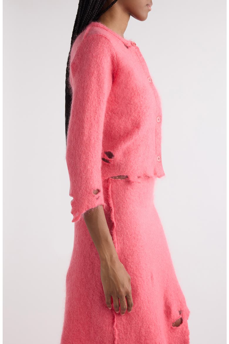 Kiruna Boiled Knit Cardigan, Alternate, color, PINK