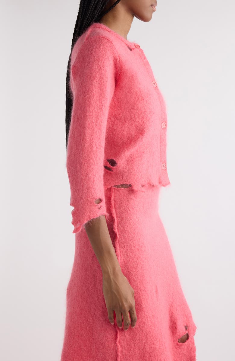 Acne Studios Kiruna Boiled Knit Cardigan, Alternate, color,