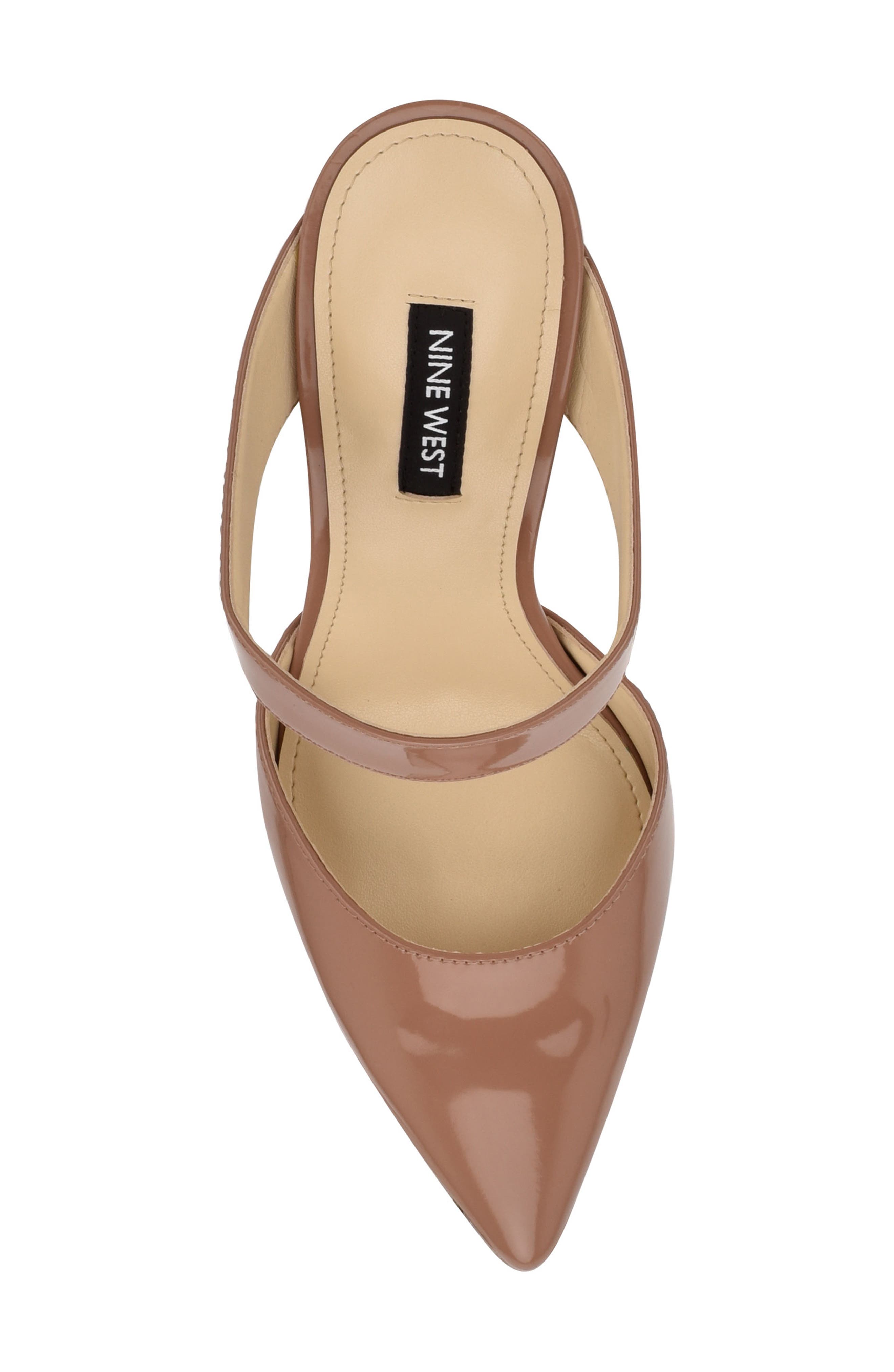Tiger Pointed Toe Pump, Alternate, color, MEDIUM NATURAL PATENT