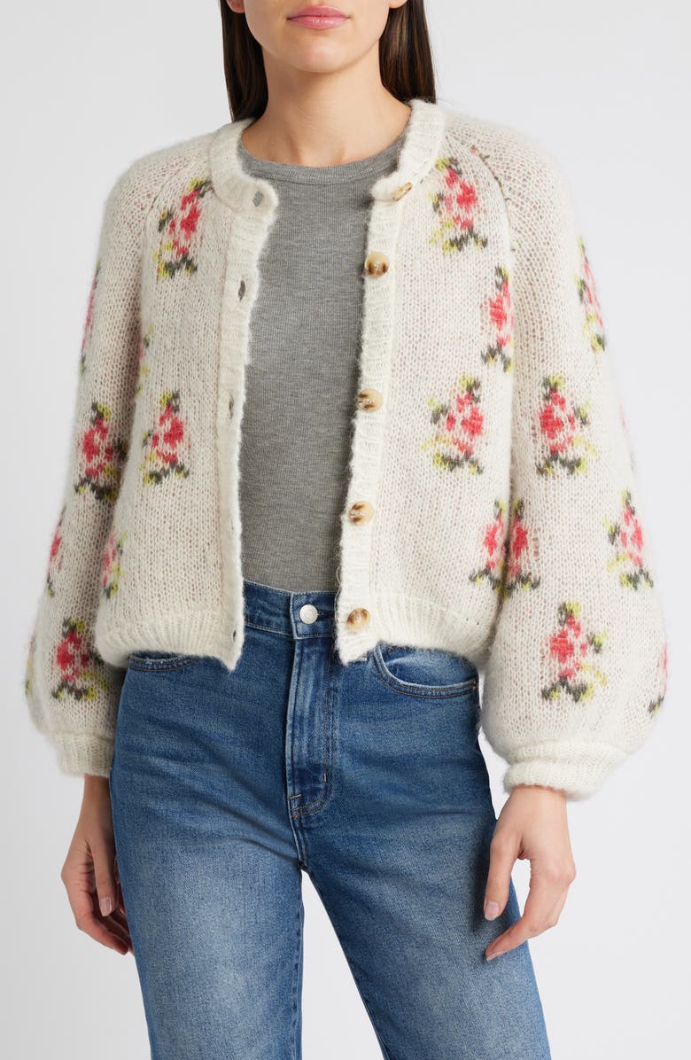 THE GREAT. The Carousel Cardigan, Main, color,