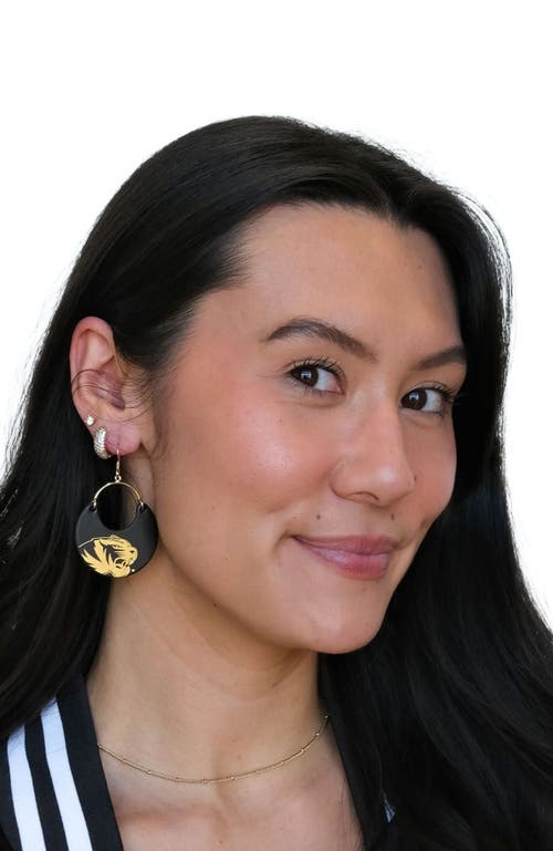 Nickel & Suede University Ninas Earrings