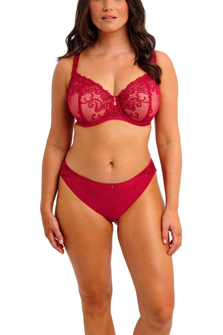 Portia Brazilian Cut Briefs, Alternate, color, RED