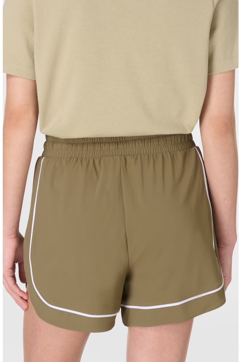 Explorer Piped Track Shorts, Alternate, color, AGAVE GREEN