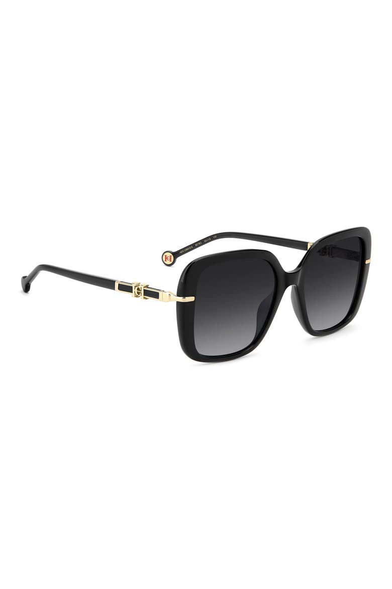 Her 55mm Gradient Square Sunglasses, Alternate, color, 0807-9O