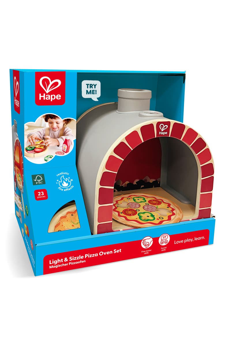 Hape Light & Sizzle Pizza Oven Play Set, Alternate, color, 