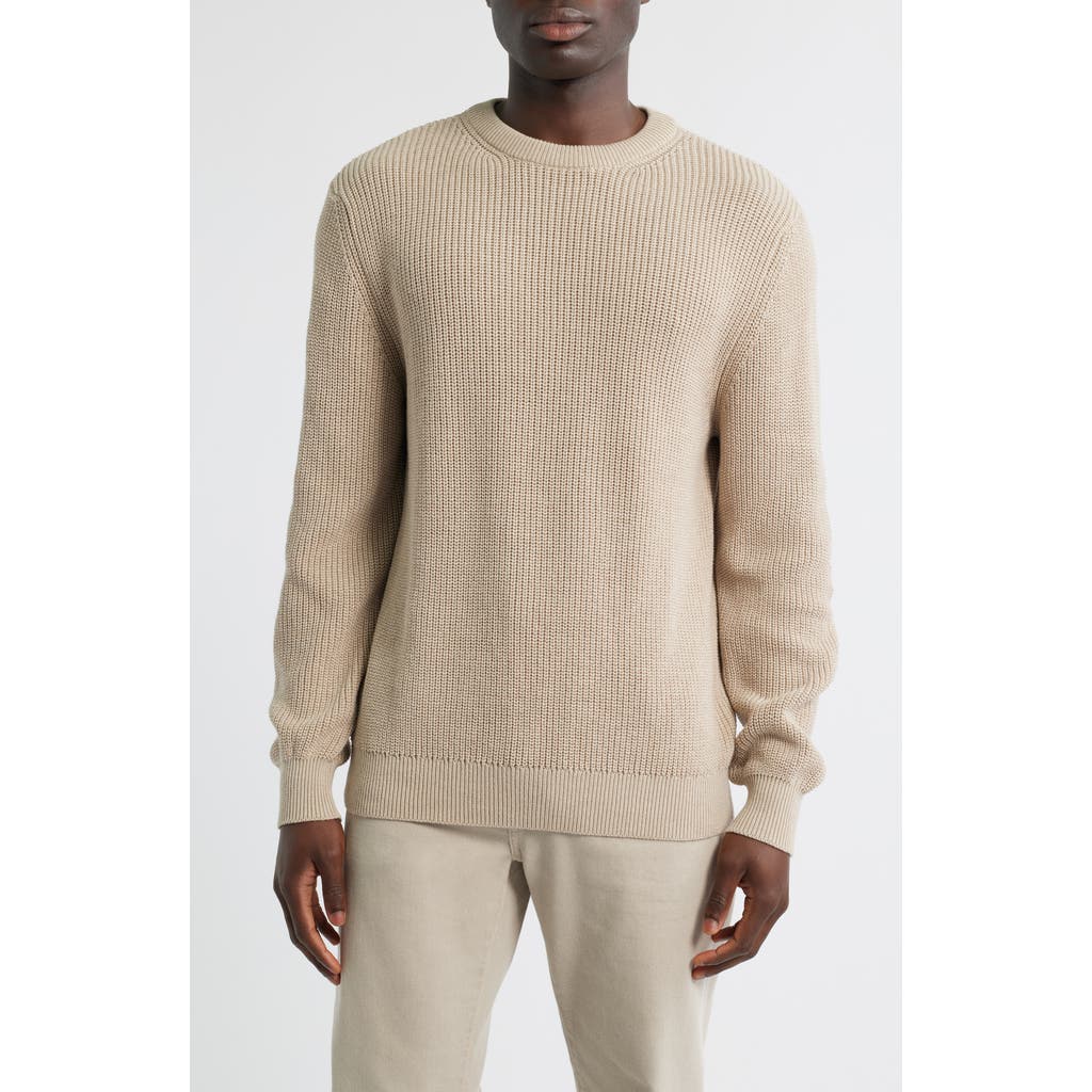Alex Crane Bay Organic Cotton Sweater In Brown