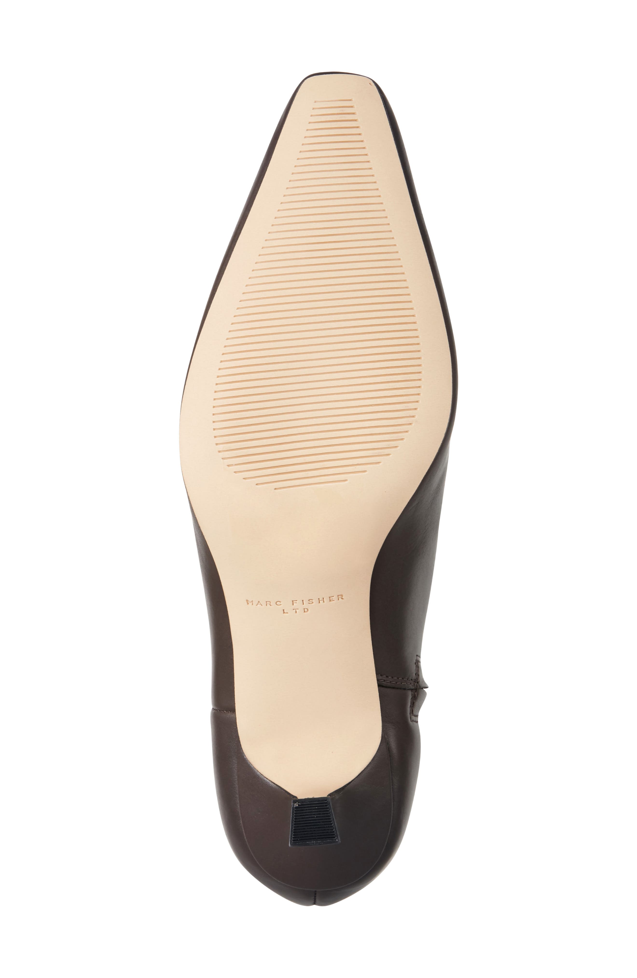 Kole Leather Bootie, Alternate, color, DARK BROWN