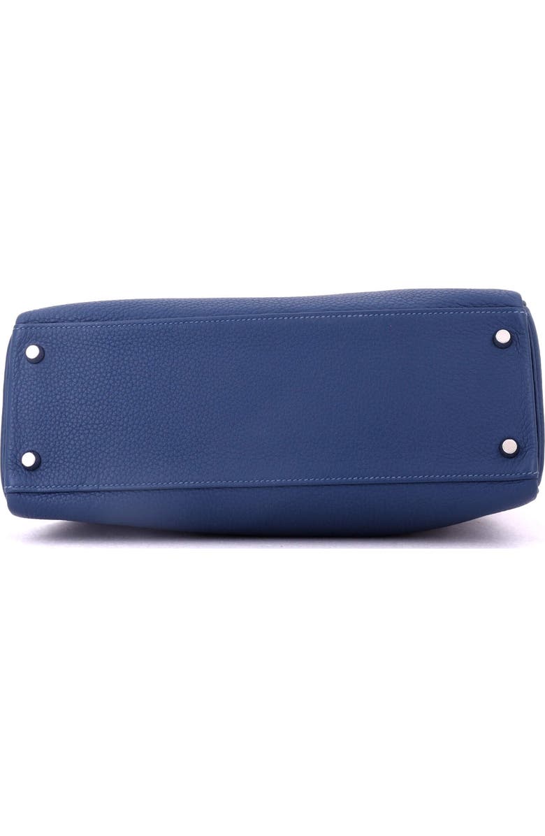 Pre-Owned Hermes Kelly Handbag Blue Togo with Palladium Hardware 32, Alternate, color, Deep Blue