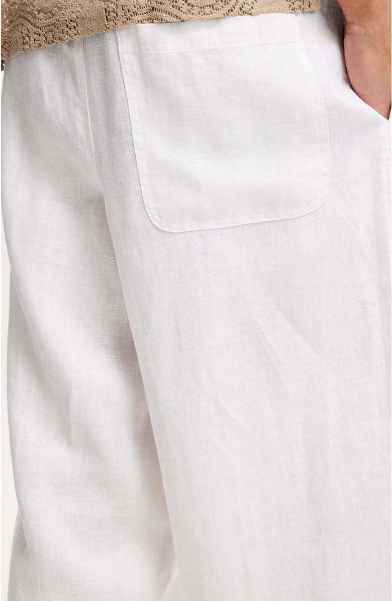 Cotton On Men's Super Baggy Linen Pant, Alternate, color, White