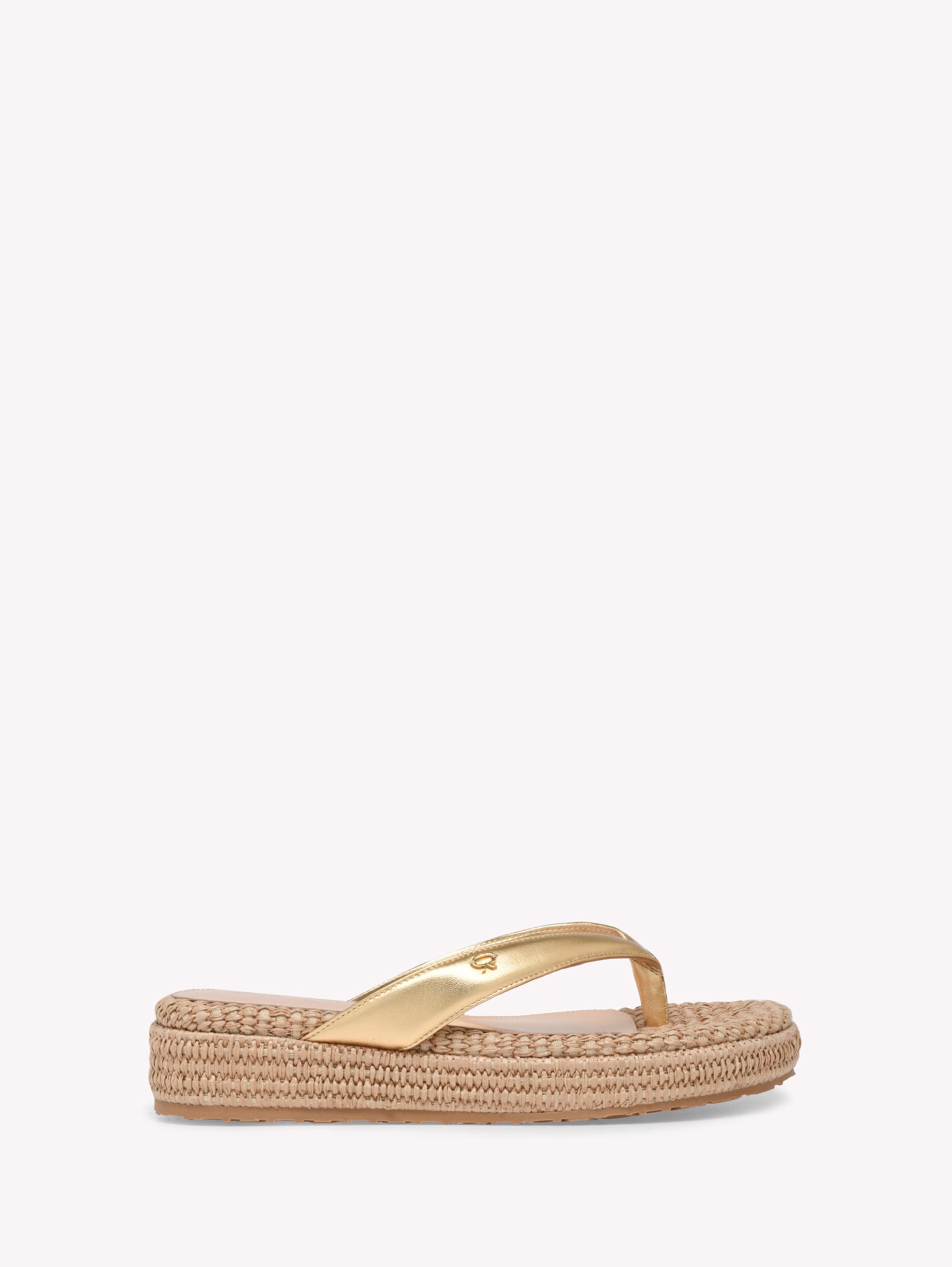 Thaiti Thong  Sandals, Alternate, color, Metallic Gold