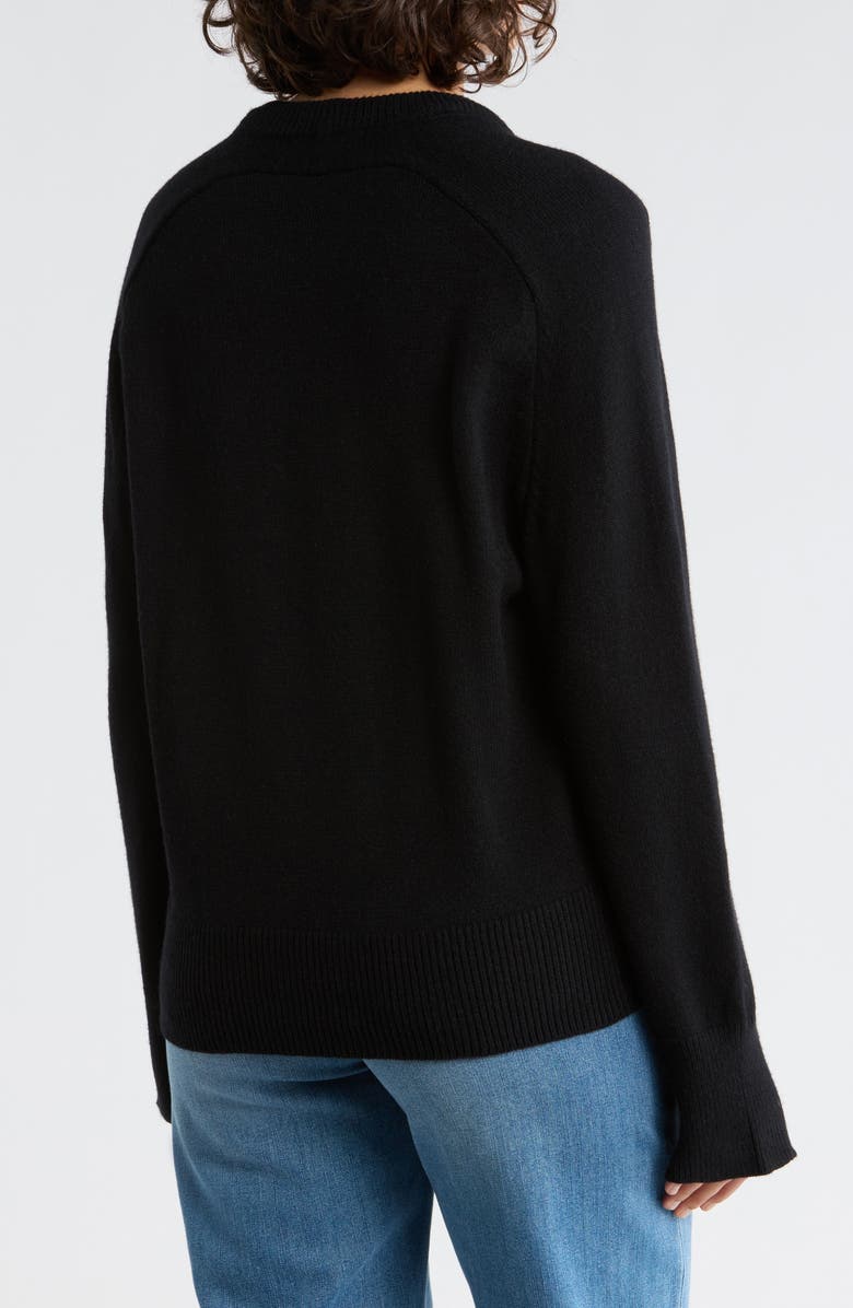 Vigoss Crewneck Sweater, Alternate, color, Black