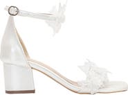 Forever & Always Shoes Flora Lace  Bridal Low Heel Sandals