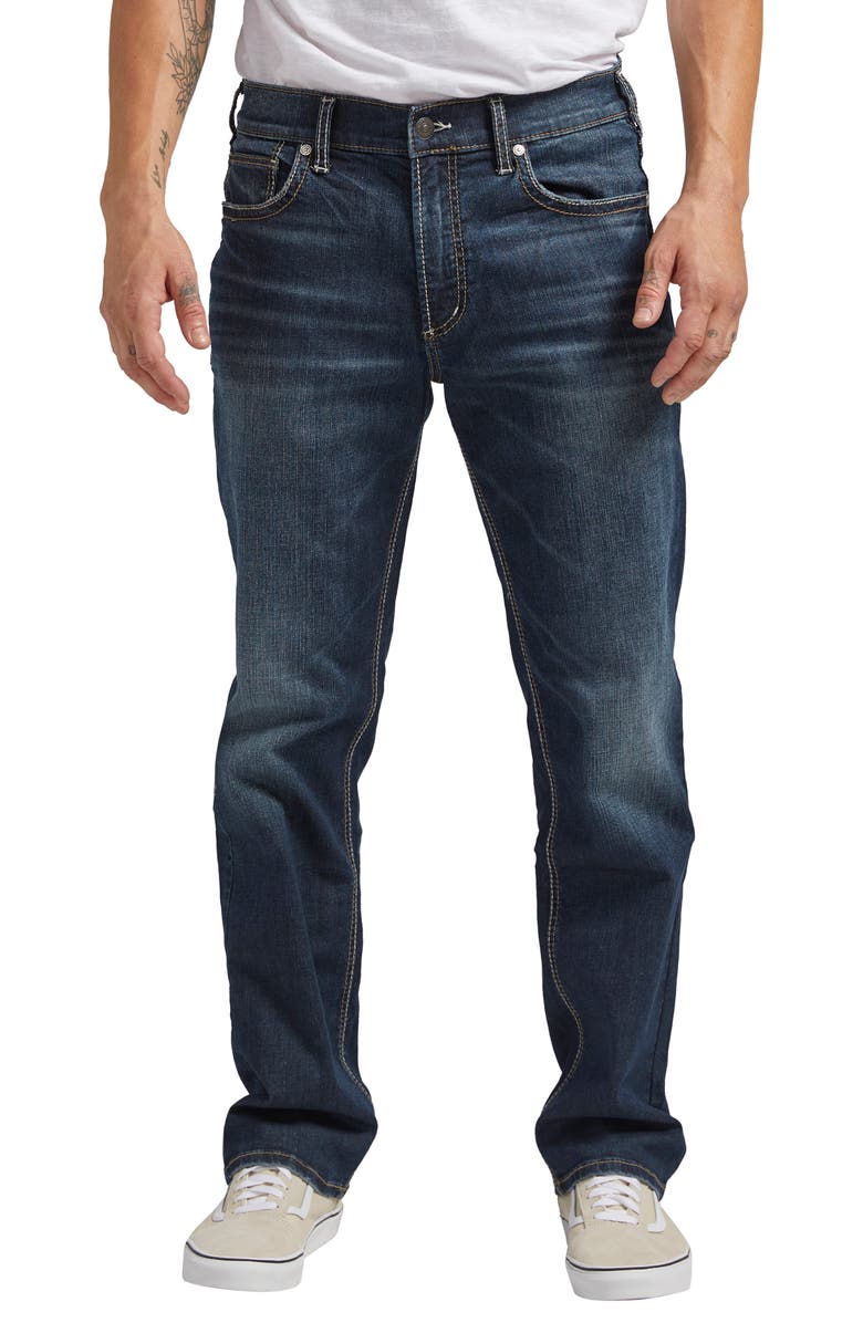 Silver Jeans Co. Grayson Classic Fit Stretch Straight Leg Jeans, Main, color, 