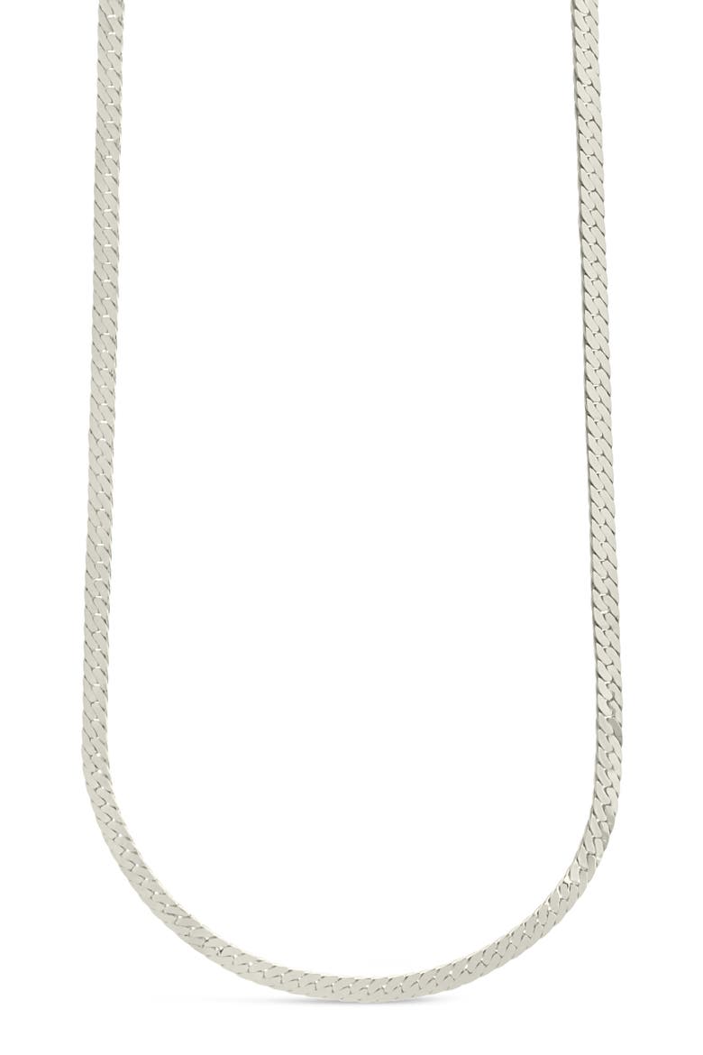 Bentley Chain Necklace, Main, color, SILVER